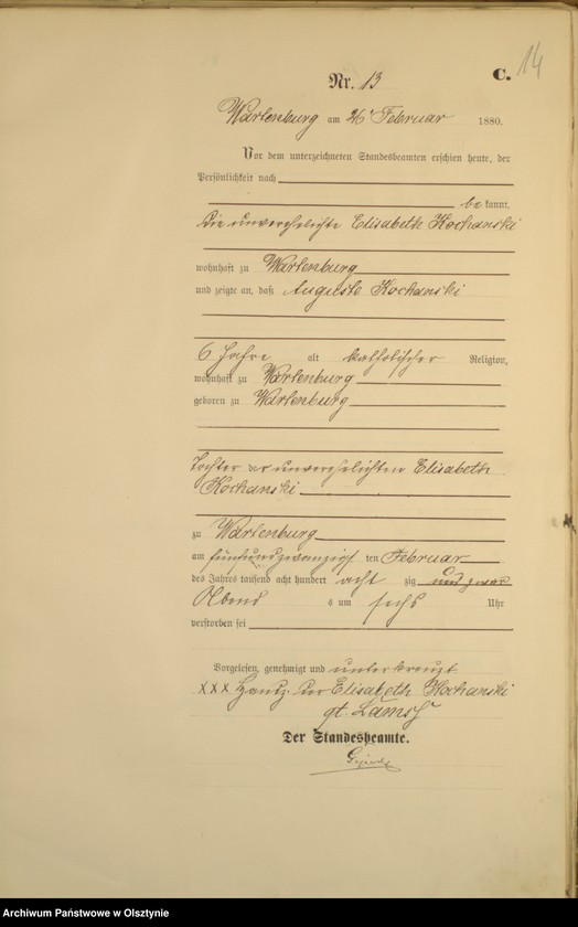 image.from.unit.number "Sterbe-Haupt-Register Nr 1 - 190"