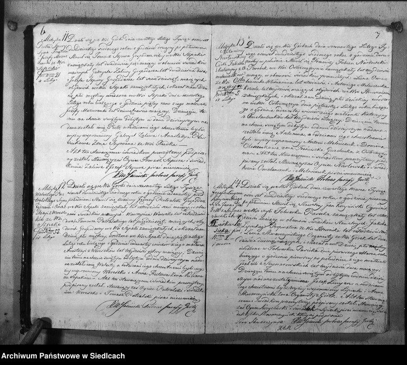 Obraz 6 z jednostki "Akta urodzin, małżeństw, zgonów"