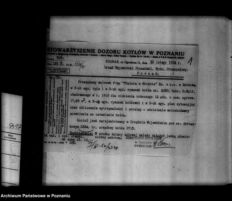 Obraz 5 z jednostki "Tkalnia Spółka z o. o. w Środzie nr woj. 3334"