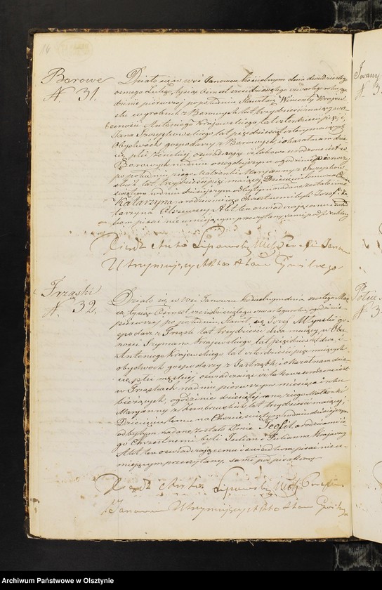 image.from.unit.number "Duplikat Aktow Stanu Cywilnego Urodzonych, Zaślubionych i Zmarłych z Parafii Janowiec z roku 1864-go"