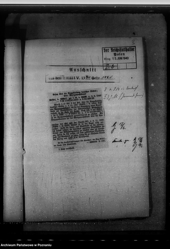 Obraz 7 z jednostki "Wertzuwachssteuer. Schankerlaubnissteuer"