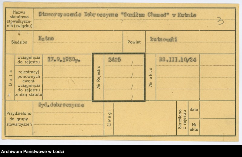 Obraz 6 z jednostki "Stowarzyszenie Dobroczynne "Gemitus Chesed" w Kutnie"