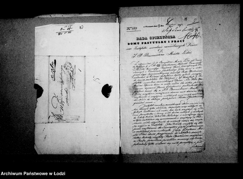 image.from.unit.number "Akta tyczące się dzieci nadesłanych z instytutu do nauk dla fabrykantów tutejszego miasta"