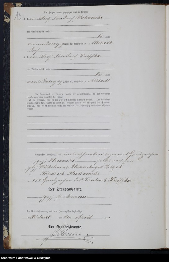 image.from.unit.number "Heiraths-Neben-Register Tom I,Nr 1 - 28"