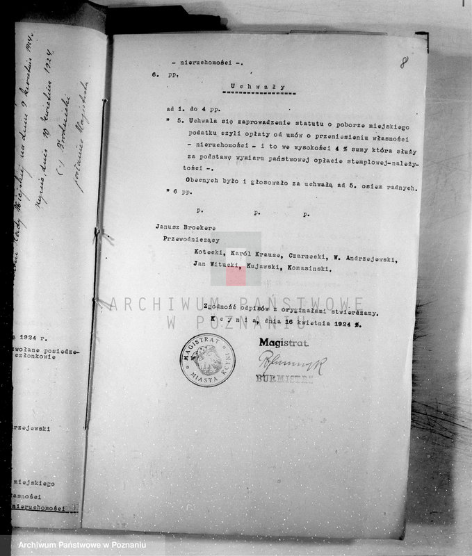 Obraz 12 z jednostki "Podatki komunalne miasta Kcyni"