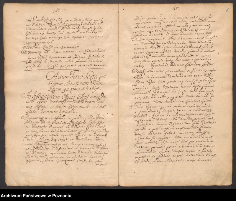 Obraz 10 z jednostki "Acta officii et iudicii consularis civitatis Posnaniae."