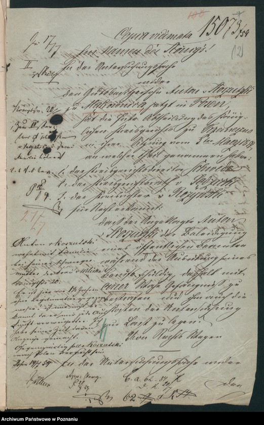 Obraz 17 z jednostki "A. betr. Familie von Koszutski"