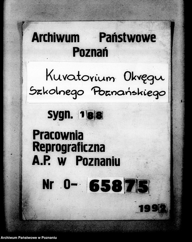 Obraz 1 z jednostki "Prywatna Szkoła Powszechna Sulerzyskiej w Poznaniu"