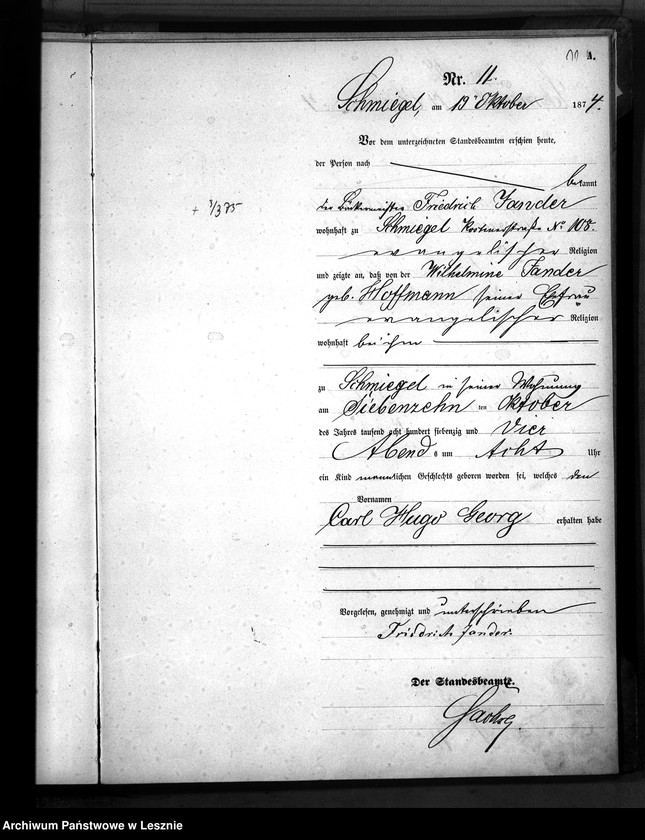 Obraz 14 z jednostki "[Księga urodzeń - miasto]"