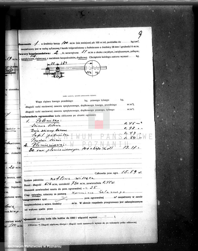 Obraz 13 z jednostki "Mleczarnia parowa w Sośnicy pow. krotoszyński Szczepan Szczepański nr woj. kotła"