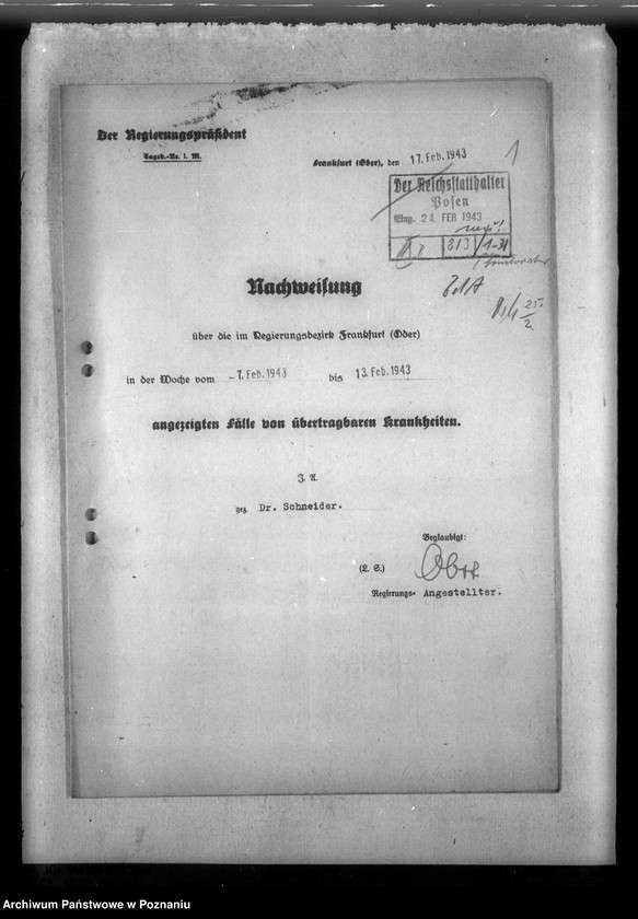 Obraz 5 z jednostki "Nachweisung ansteckender Krankheiten"