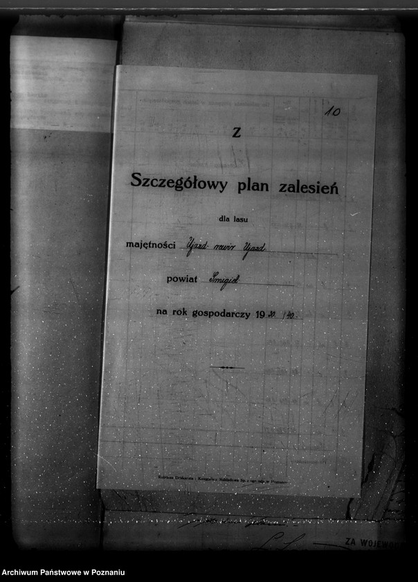 Obraz 14 z jednostki "Majętność Ujazd Rewir Ujazd powiat kościański /Plan urządzania gospodarstwa leśnego/"