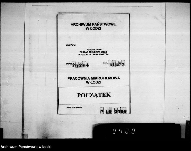 Obraz 1 z jednostki "Frachten Eingang [rejestr listów przewozowych]"