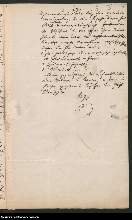 Obraz 11 z jednostki "A. betr. Personalia der Witwe Angelica von Dembowska und ihre Söhne Czeslaw und Eduard"