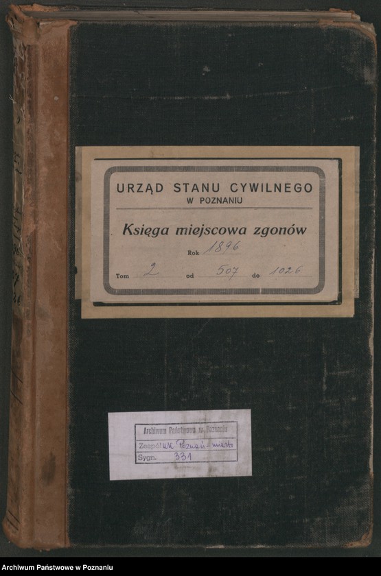 Obraz 2 z jednostki "Księga zgonów t. II"