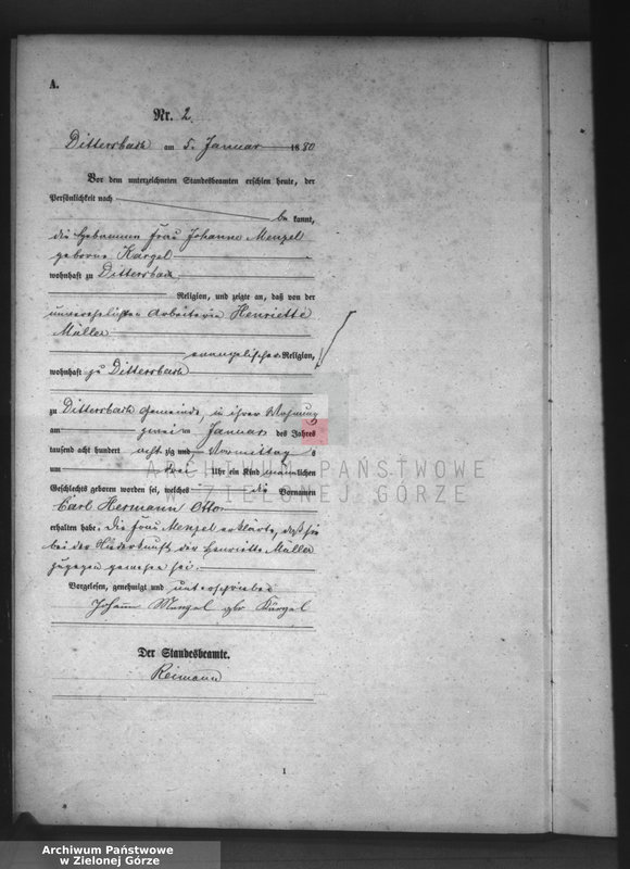 Obraz 5 z jednostki "[Księga aktów urodzeń]"