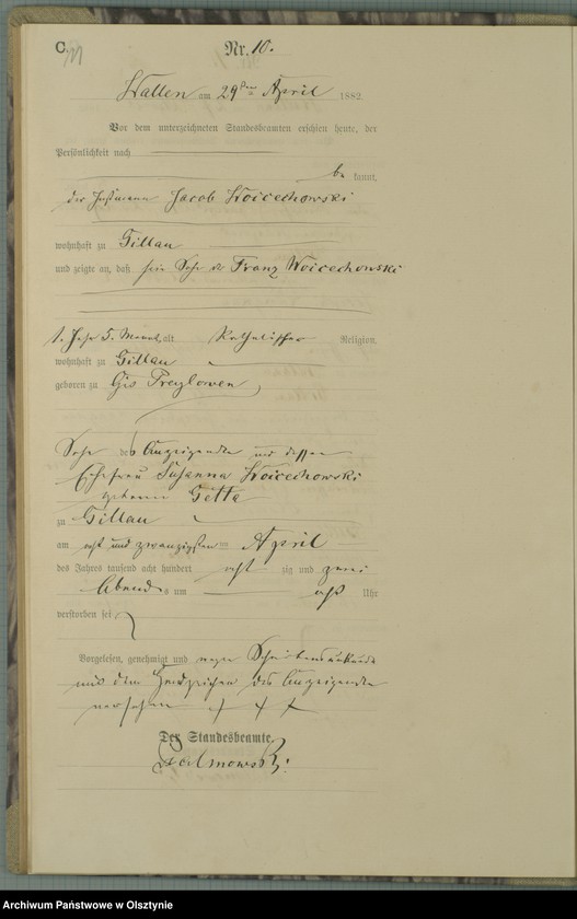 image.from.unit.number "Sterbe-Haupt-Register Nr 1 - 45"
