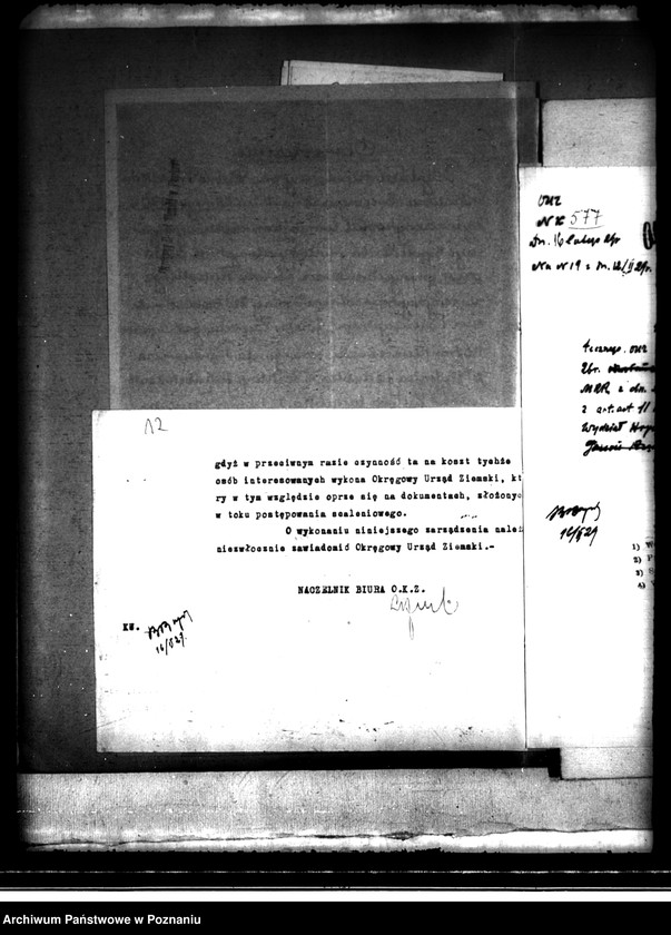 Obraz 16 z jednostki "Regulacja hipoteczna scalonych gruntów we wsi Warszów powiatu kaliskiego"