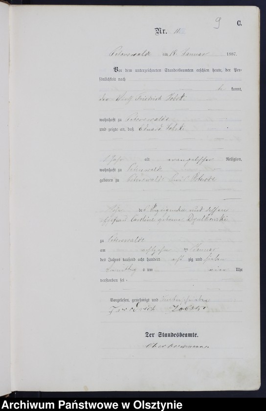 image.from.unit.number "Sterbe-Haupt-Register Nr 3 - 124"