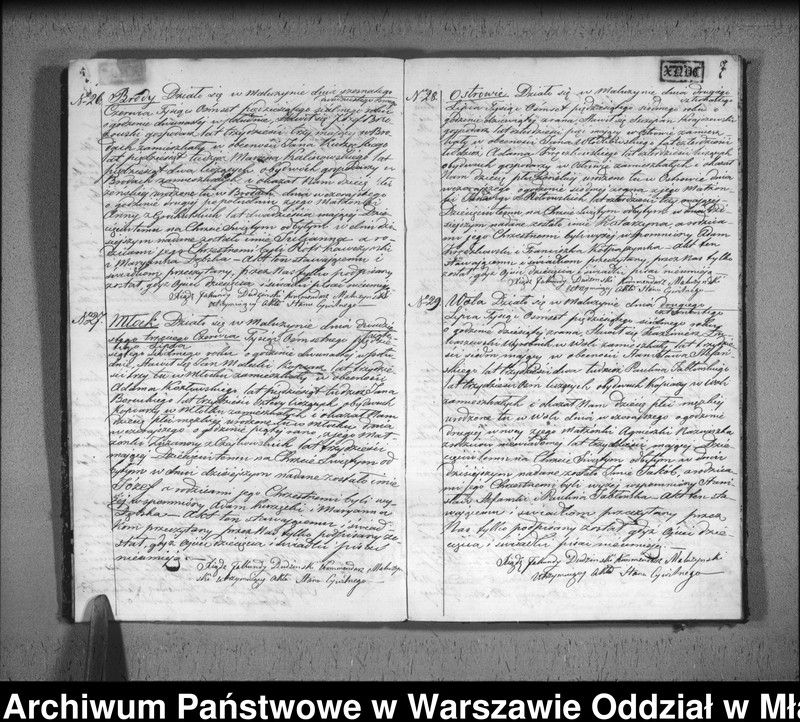 Obraz 9 z jednostki "Akta urodzin, małżeństw i zgonów"