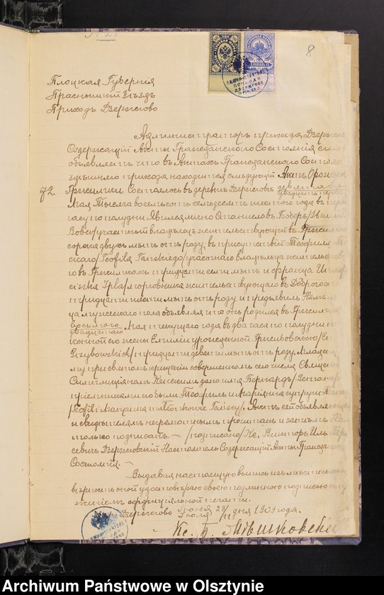 image.from.unit.number "[Annexa do ślubów z Parafii Grzebskiej za 1909 rok]"