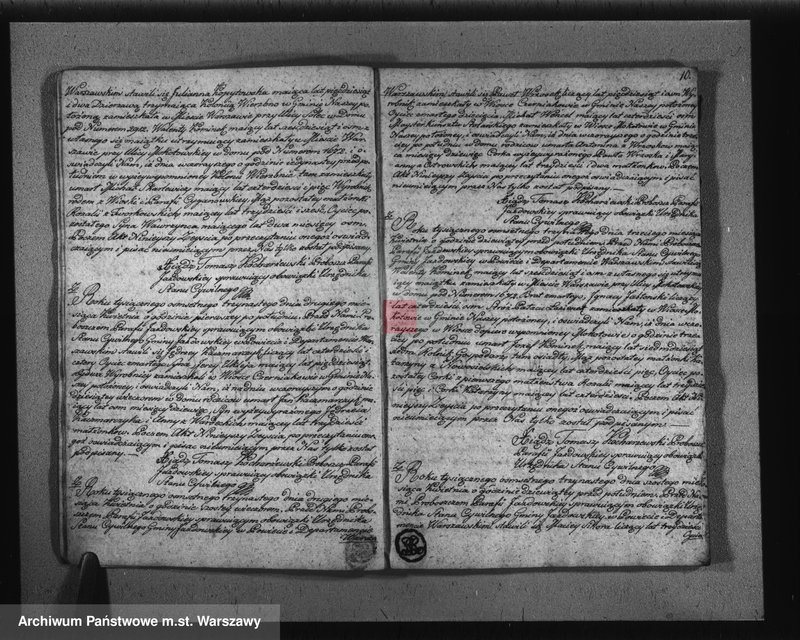 Obraz 13 z jednostki "Akta urodzeń, małżeństw, zgonów"