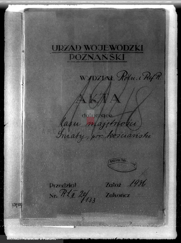 Obraz 4 z jednostki "Las majętność Śniaty powiat kościański"