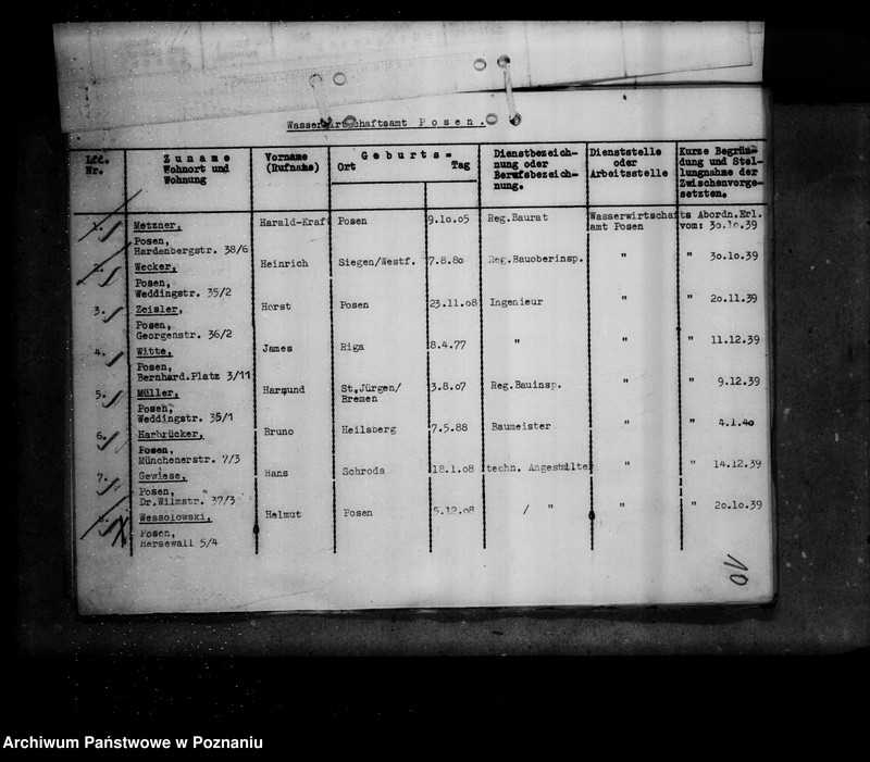 Obraz 14 z jednostki "Kriegsverdienst - Auszeichnungen- Vorschläge der Wasserwirtschaftsverwaltung"