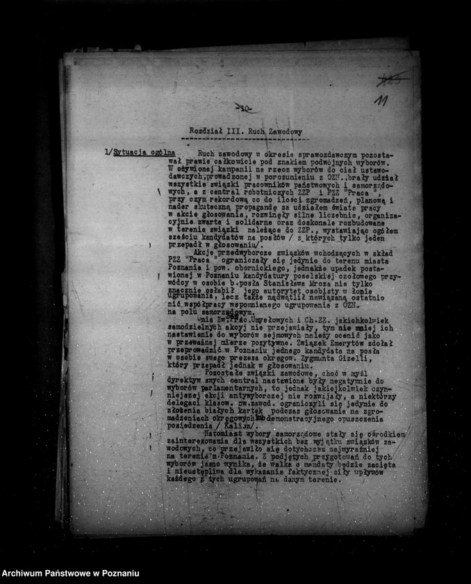 Obraz 15 z jednostki "Sprawozdania ze stanu bezpieczeństwa za miesiąc październik-listopad-grudzień 1938 r."