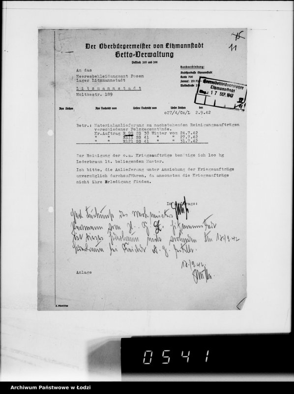 Obraz 17 z jednostki "5314 Kriegsauftrag R.99 SS-30 Winter Pelze HBA Posen"