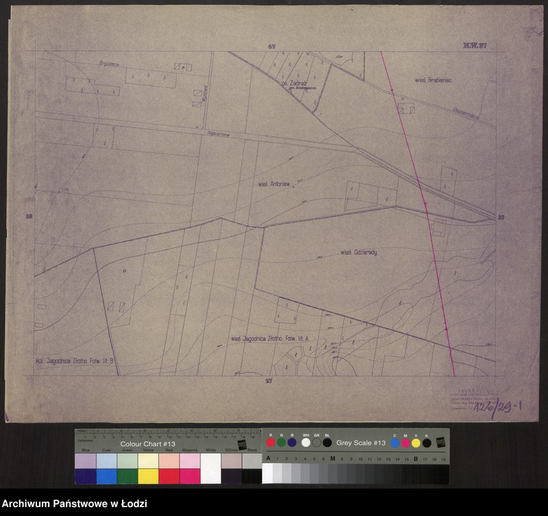 Obraz 1 z jednostki "Plan miasta Łodzi Sekcja NW 37"