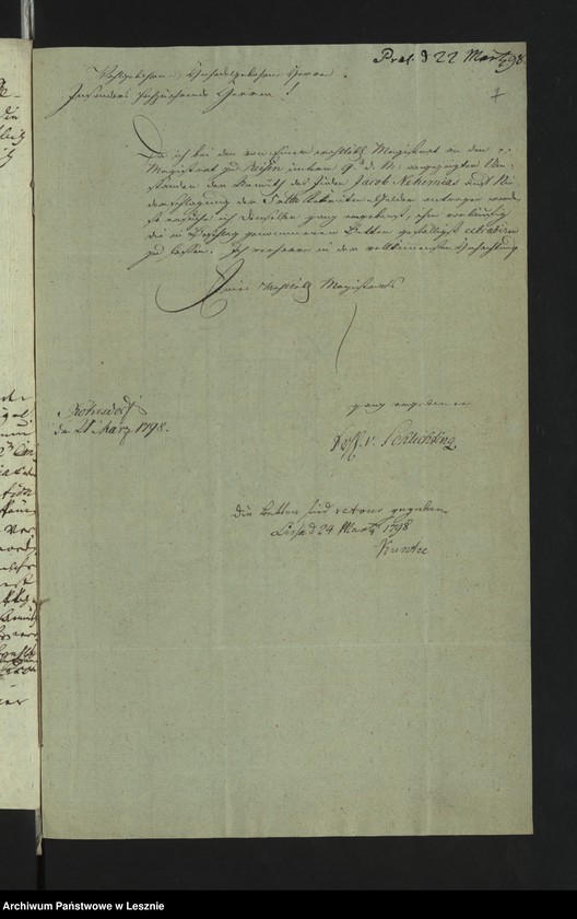 Obraz 9 z jednostki "[Eintreibung von Rekrutengeldern auf Antrag des Landrats von Schlichting]"