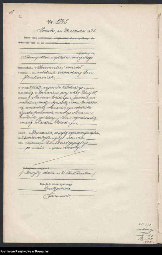 image.from.unit.number "Księga miejscowa zgonów tom III [Rejestr główny zgonów]"