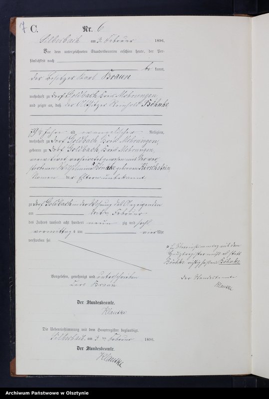 image.from.unit.number "Sterbe-Neben-Register Nr 1 - 43"