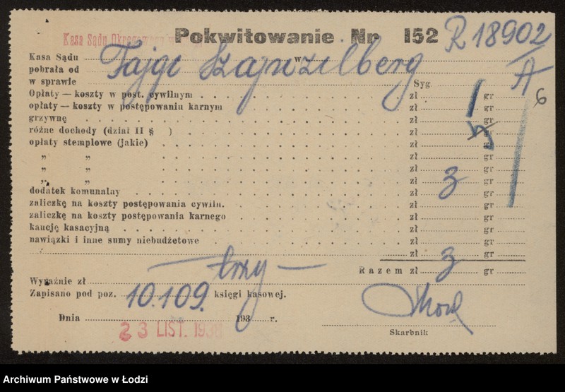 Obraz 8 z jednostki "Fajga Szajnzilberg – „bazar galanterii”"