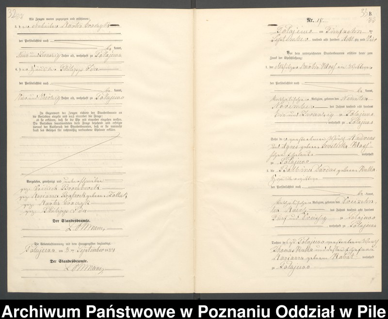 Obraz 19 z jednostki "Księga małżeństw"