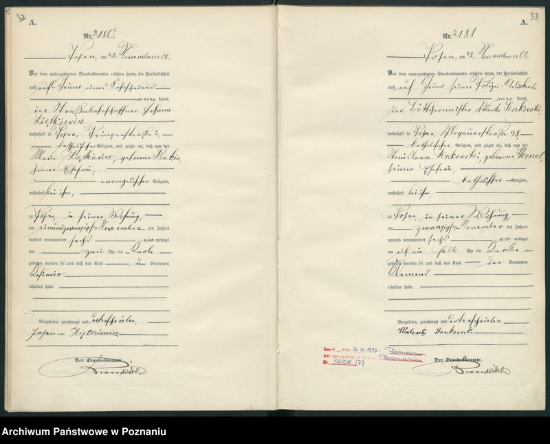 Obraz 19 z jednostki "Księga miejscowa urodzeń"