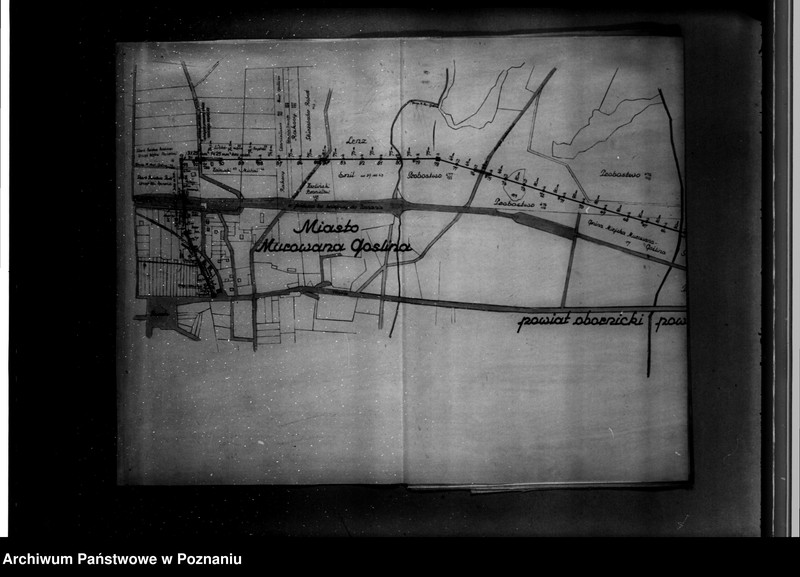 Obraz 13 z jednostki "Wniosek Elektrowni Miejskiej w Poznaniu o zatwierdzenie planu linii elektrycznej z Owińsk do Murowanej Gośliny"