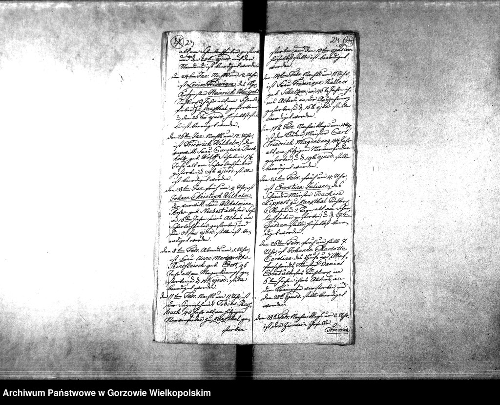 image.from.unit.number "Duplikate der Kirchenbücher von der Parochie Zanzhausen: Zanzhausen (Santoczno), Lotzen (Łośno), Rohrbruch (Rybakowo)"