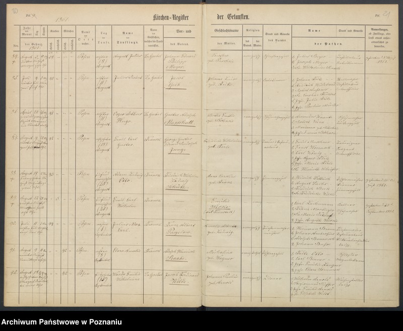 Obraz 13 z jednostki "Duplikat der Taufregister, Trauregister, Todtenregister"