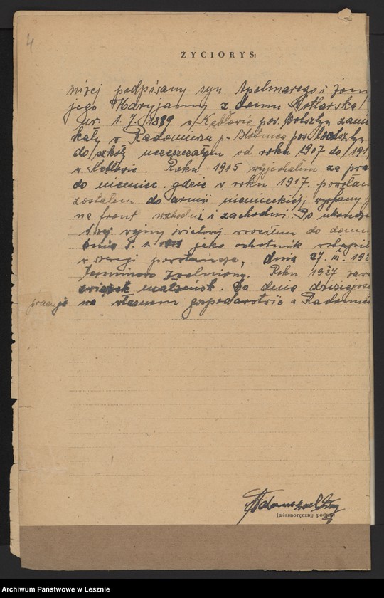 image.from.unit.number "Adamczak Wincenty, Adamczak Pelagia - Powstanie Wielkopolskie 1919 "