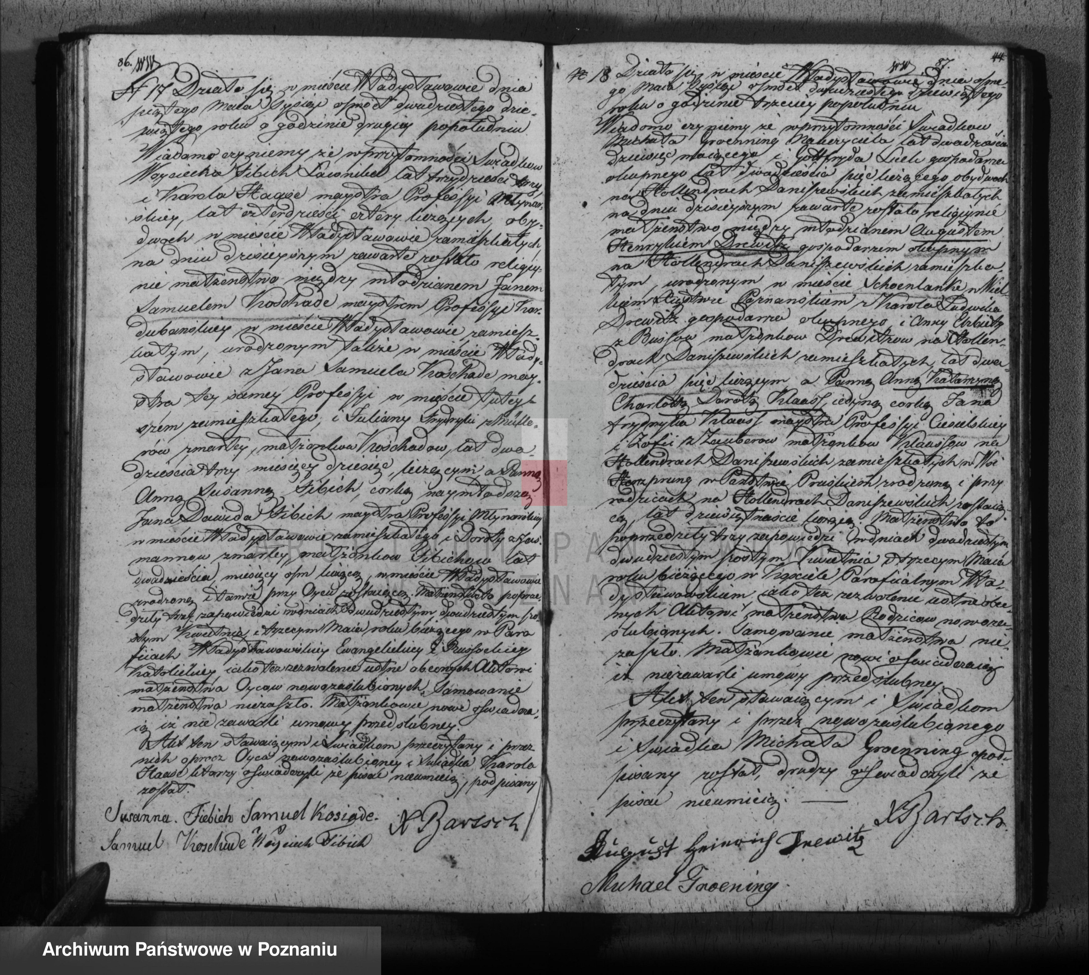 Skan z jednostki: Księga małżeństw