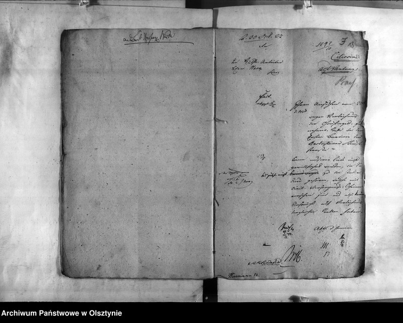 image.from.unit.number "Versorgungs Gesuch des Unteroffizier Warck [Heinrich]"