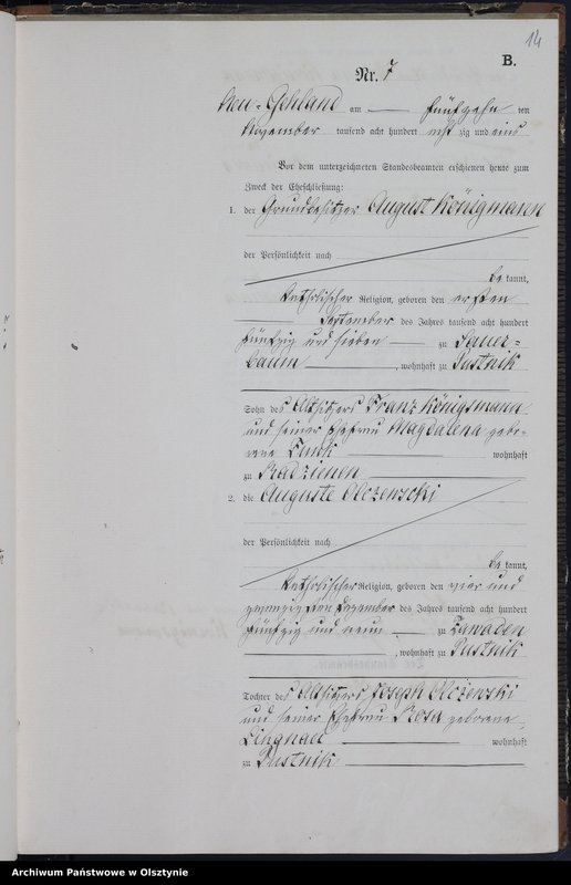 image.from.unit.number "Heiraths-Haupt-Register nr 1 - 9"