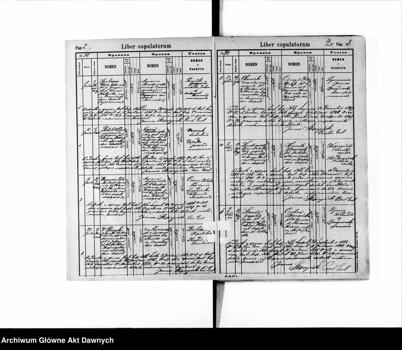 image.from.unit.number "Parafia: Lwów, parafia św. Marii Magdaleny. Dekanat: Lwów. Księga metrykalna urodzeń, ślubów i zgonów dla całej parafii."