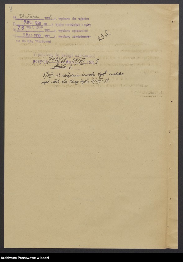 Obraz 10 z jednostki "Chaim Blumsztejn, Hena Joskowicz- wyrób i sprzedaż przędzy wigoniowej"