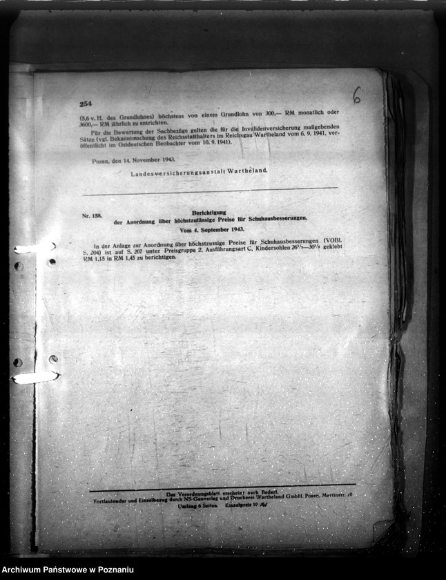 Obraz 10 z jednostki "Verordnungsblatt Nr. 30"