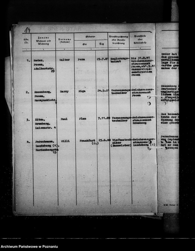 Obraz 18 z jednostki "Kriegsverdienstkreuze und Kriegsverdienstmedaillen- Vorschläge der Wasserstrassenverwaltung"