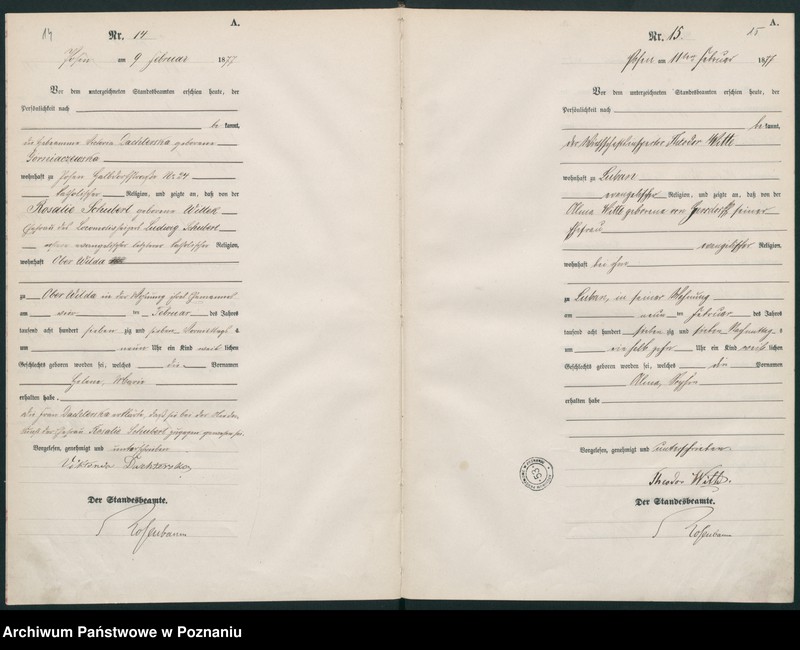 Obraz 10 z jednostki "Księga urodzeń"