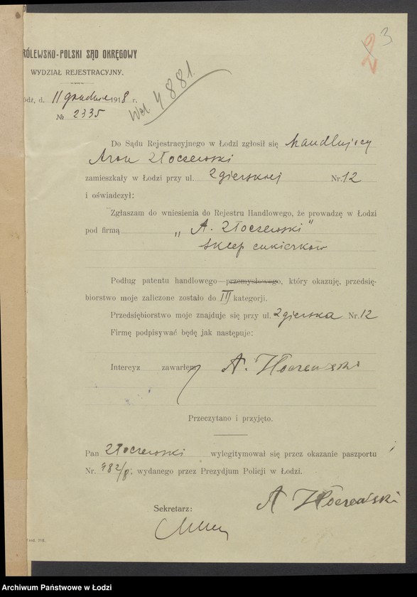 Obraz 5 z jednostki "Aron Złoczewski- sklep cukierków"